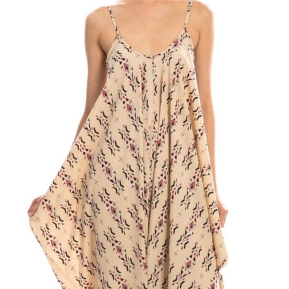 Printed cami jumpsuit romper NWT